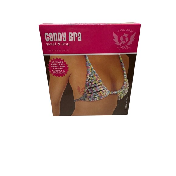 Gift Box Gag Gift Candy Bra - BOX ONLY - Picture 1 of 5